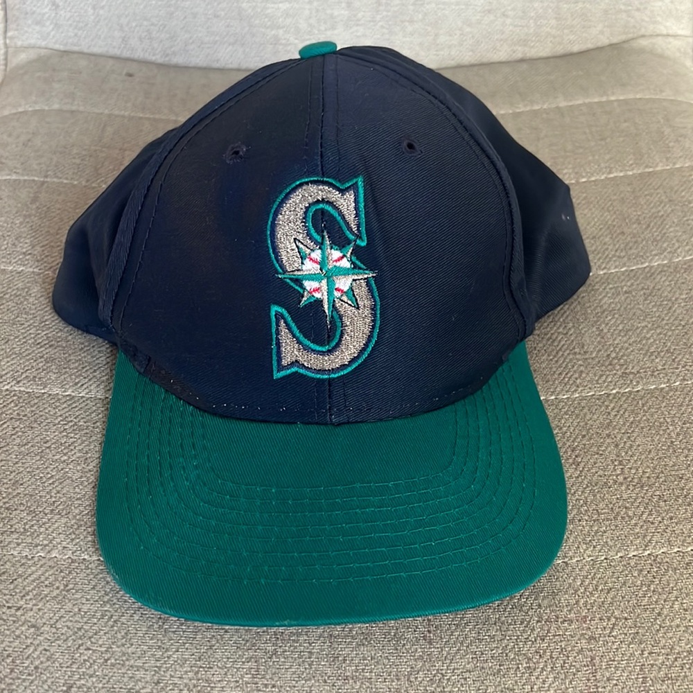 Vintage Seattle Mariners Logo7 SnapBack hat